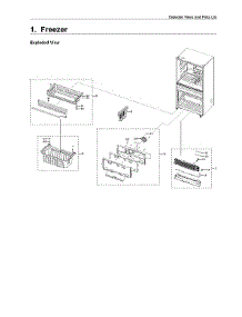 Freezer Parts parts for Samsung Bottom-Mount Refrigerator RF22R7351SG/AA-00 from AppliancePartsPros.com