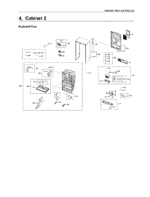 Cabinet 2 Parts parts for Samsung Bottom-Mount Refrigerator RF22R7551SR/AA-00 from AppliancePartsPros.com