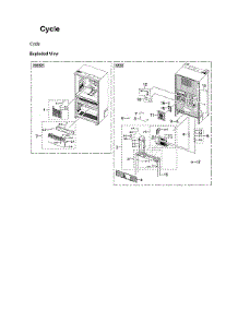 Cycle Parts parts for Samsung Bottom-Mount Refrigerator RF23BB8200AP/AA-00 from AppliancePartsPros.com