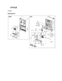Cycle Parts parts for Samsung Bottom-Mount Refrigerator RF23BB8900AC/AA-00 from AppliancePartsPros.com