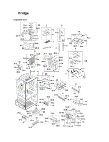 Refrigerator Parts parts for Samsung Bottom-Mount Refrigerator RF23HTEDBSR/AA-12 from AppliancePartsPros.com