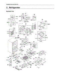 Refrigerator Parts parts for Samsung Bottom-Mount Refrigerator RF23M8070SR/AA-03 from AppliancePartsPros.com