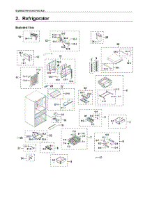 Refrigerator Parts parts for Samsung Bottom-Mount Refrigerator RF23M8070SR/AA-04 from AppliancePartsPros.com