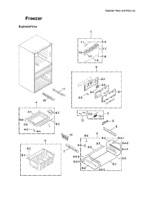 Freezer Parts parts for Samsung Bottom-Mount Refrigerator RF23M8590SR/AA-01 from AppliancePartsPros.com