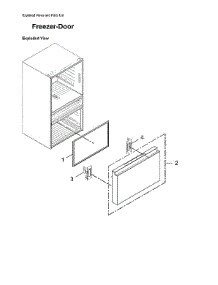 Freezer Door Parts parts for Samsung Bottom-Mount Refrigerator RF23M8590SR/AA-01 from AppliancePartsPros.com