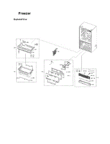 Freezer Parts parts for Samsung Bottom-Mount Refrigerator RF23R6201SG/AA-50 from AppliancePartsPros.com