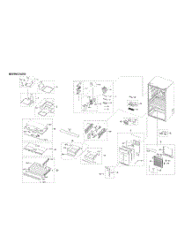 Refrigerator Parts parts for Samsung Bottom-Mount Refrigerator RF23R6201SR/AA-00 from AppliancePartsPros.com