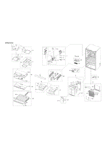 Refrigerator Parts parts for Samsung Bottom-Mount Refrigerator RF23R6201SR/AA-01 from AppliancePartsPros.com