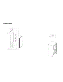 Right Refrigerator Door parts for Samsung Bottom-Mount Refrigerator RF23R6201SR/AA-01 from AppliancePartsPros.com