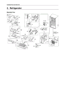 Refrigerator Parts parts for Samsung Bottom-Mount Refrigerator RF23R6201SR/AA-52 from AppliancePartsPros.com