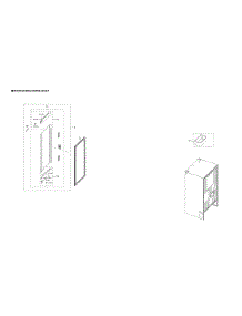 Right Refrigerator Door Parts parts for Samsung Bottom-Mount Refrigerator RF23R6201SR/AA-54 from AppliancePartsPros.com