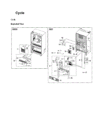 Cycle Parts parts for Samsung Bottom-Mount Refrigerator RF24BB6200AP/AA-00 from AppliancePartsPros.com