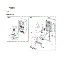 Cycle Parts parts for Samsung Bottom-Mount Refrigerator RF24BB6900AC/AA-00 from AppliancePartsPros.com