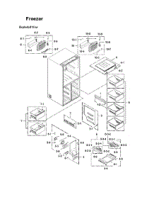 Freezer Parts parts for Samsung Bottom-Mount Refrigerator RF24J9960S4/AA-05 from AppliancePartsPros.com