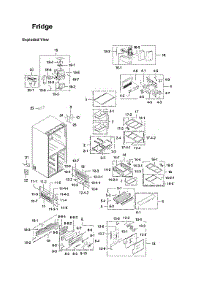 Refrigerator Parts parts for Samsung Bottom-Mount Refrigerator RF24J9960S4/AA-05 from AppliancePartsPros.com