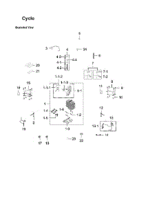 Cycle Parts parts for Samsung Bottom-Mount Refrigerator RF24J9960S4/AA-05 from AppliancePartsPros.com