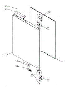 Door Assy parts for  Refrigerator RF24R-70880 from AppliancePartsPros.com