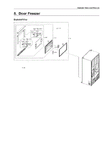 Freezer Door Parts parts for Samsung Bottom-Mount Refrigerator RF24R7201SG/AA-00 from AppliancePartsPros.com