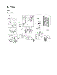 Refrigerator Parts parts for Samsung Bottom-Mount Refrigerator RF24R7201SR/AA-04 from AppliancePartsPros.com