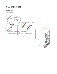 Mid Door Parts parts for Samsung Bottom-Mount Refrigerator RF24R7201SR/AA-04 from AppliancePartsPros.com