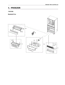 Freezer Parts parts for Samsung Bottom-Mount Refrigerator RF24R7201SR/AA-06 from AppliancePartsPros.com