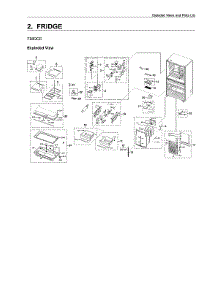 Refrigerator Parts parts for Samsung Bottom-Mount Refrigerator RF24R7201SR/AA-06 from AppliancePartsPros.com
