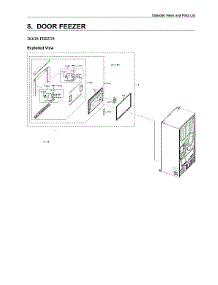 Freeze Door Parts parts for Samsung Bottom-Mount Refrigerator RF24R7201SR/AA-06 from AppliancePartsPros.com