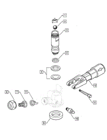 Coupler parts for  Refrigerator RF24T-70881 from AppliancePartsPros.com