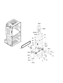 Flexzone Door parts for Samsung Bottom-Mount Refrigerator RF25HMEDBSR/AA-10 from AppliancePartsPros.com