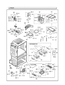 Fridge Parts parts for Samsung Bottom-Mount Refrigerator RF25HMEDBSR/AA-12 from AppliancePartsPros.com