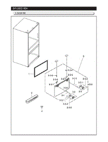 Freezer Door Parts parts for Samsung Bottom-Mount Refrigerator RF25HMIDBSG/AA-00 from AppliancePartsPros.com
