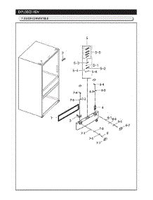 Convertible Door Parts parts for Samsung Bottom-Mount Refrigerator RF25HMIDBSR/AA-00 from AppliancePartsPros.com