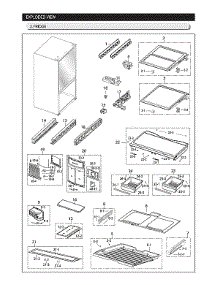 Fridge Parts parts for Samsung Bottom-Mount Refrigerator RF260BEAESR/AA-05 from AppliancePartsPros.com