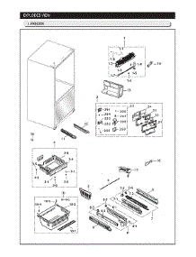 Freezer parts for Samsung Bottom-Mount Refrigerator RF263BEAESG/AA-02 from AppliancePartsPros.com
