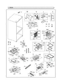 Refrigerator Parts parts for Samsung Bottom-Mount Refrigerator RF263TEAESR/AA-07 from AppliancePartsPros.com
