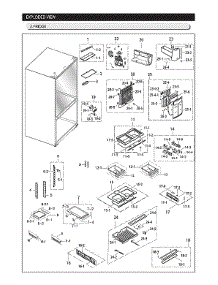 Refrigerator Parts parts for Samsung Bottom-Mount Refrigerator RF26J7510SR/AA-00 from AppliancePartsPros.com