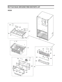 Freezer Parts parts for Samsung Bottom-Mount Refrigerator RF27T5201SG/AA-01 from AppliancePartsPros.com