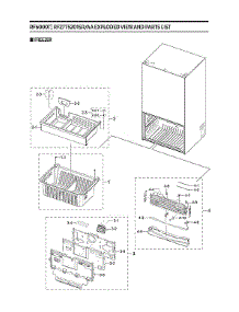 Freezer Parts parts for Samsung Bottom-Mount Refrigerator RF27T5201SR/AA-53 from AppliancePartsPros.com