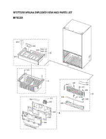 Freezer Parts parts for Samsung Bottom-Mount Refrigerator RF27T5201WW/AA-00 from AppliancePartsPros.com