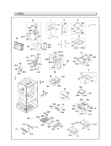 Refrigerator Parts parts for Samsung Bottom-Mount Refrigerator RF28HFEDTSG/AA-00 from AppliancePartsPros.com