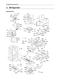 Refrigerator parts for Samsung Bottom-Mount Refrigerator RF28HMEDBSR/AA-13 from AppliancePartsPros.com