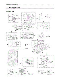 Refrigerator Parts parts for Samsung Bottom-Mount Refrigerator RF28JBEDBSR/AA-13 from AppliancePartsPros.com