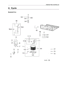 Cycle Parts parts for Samsung Bottom-Mount Refrigerator RF28M9580SG/AA-01 from AppliancePartsPros.com