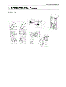 Freezer Parts parts for Samsung Bottom-Mount Refrigerator RF28N9780SG/AA-04 from AppliancePartsPros.com