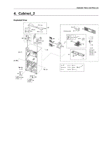Cabinet 2 Parts parts for Samsung Bottom-Mount Refrigerator RF28N9780SG/AA-04 from AppliancePartsPros.com