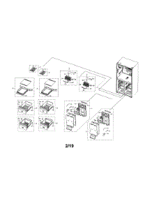 Main Unit parts for Samsung Bottom-Mount Refrigerator RF28N9780SR/AA-00 from AppliancePartsPros.com