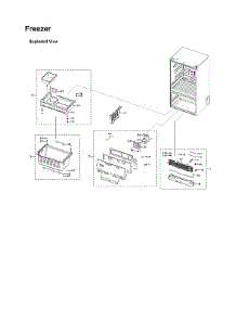 Freezer Parts parts for Samsung Bottom-Mount Refrigerator RF28R6201SR/AA-51 from AppliancePartsPros.com