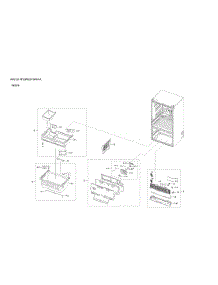 Freezer Parts parts for Samsung Bottom-Mount Refrigerator RF28R6202WW/AA-00 from AppliancePartsPros.com