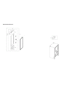 Right Refrigerator Door Parts parts for Samsung Bottom-Mount Refrigerator RF28R6202WW/AA-00 from AppliancePartsPros.com