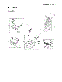 Freezer Parts parts for Samsung Bottom-Mount Refrigerator RF28R6221SR/AA-00 from AppliancePartsPros.com